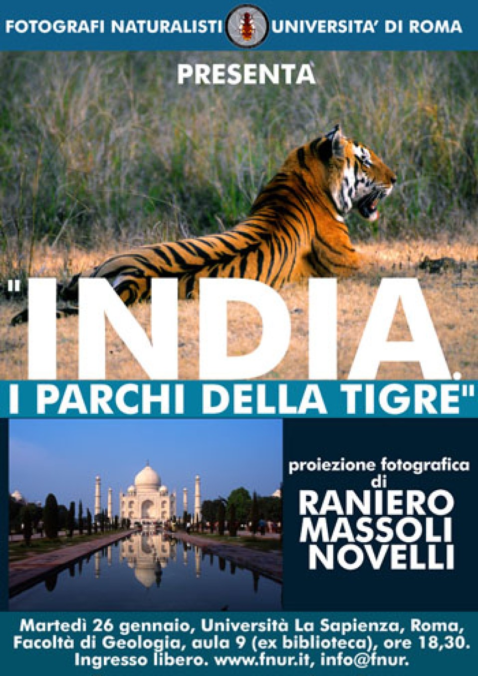 26 gennaio 2010 – India. I parchi della tigre