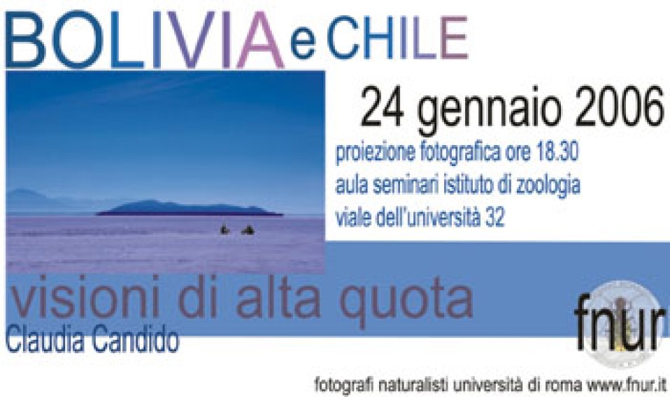 24 gennaio 2006 – Bolivia e Chile