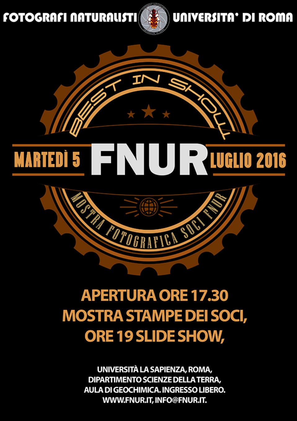 5 luglio 2016 – FNUR best in show 2016