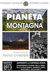 Pianeta montagna – 22 ottobre 2013
