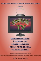 FNUR TV: i segreti dei professionisti della fotografia naturalistica – 5 Novembre 2013